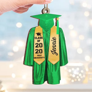 Opsferent Custom Wood & Acrylic Ornament – Personalized Graduation or Christmas Gift “Be The Best of Whatever You Are”