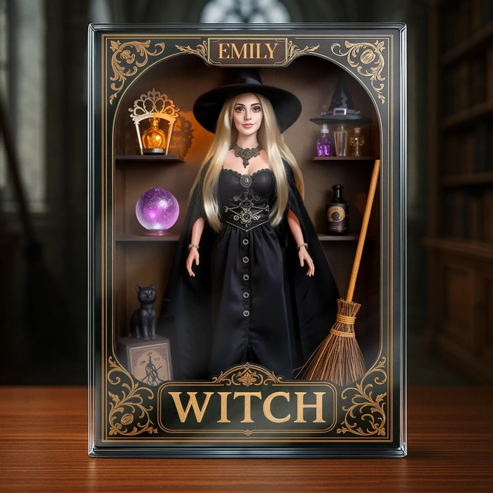 Opsferent | The Mystic Night Plaque: Personalized Halloween Elegance