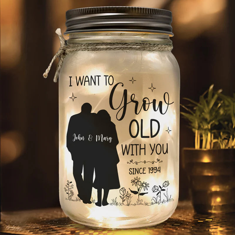 Opsferent | The "Timeless Glow" Jar - Personalized Couple's Light for Anniversaries