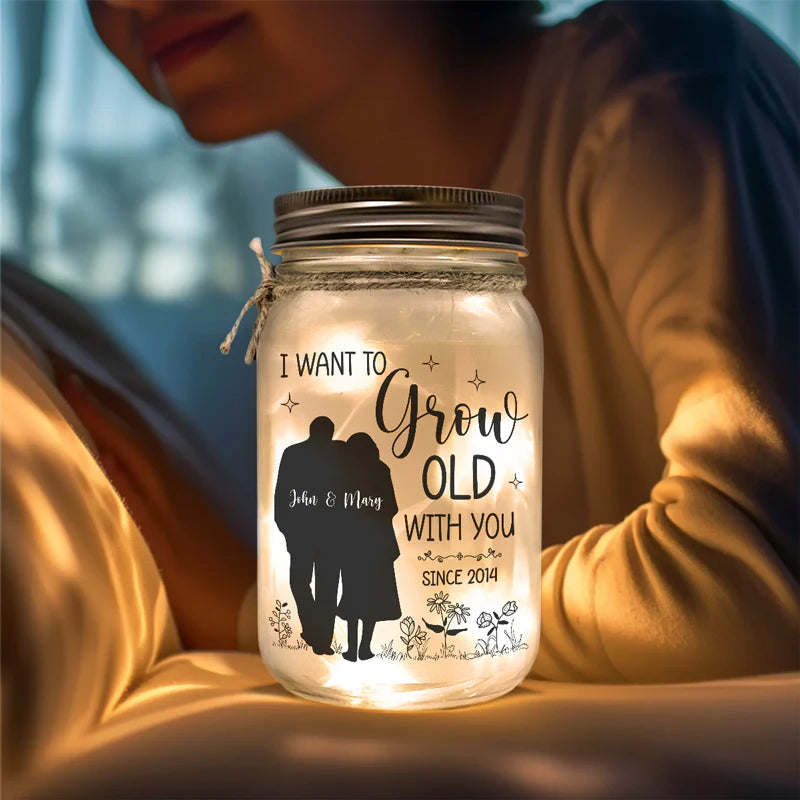 Opsferent | The "Timeless Glow" Jar - Personalized Couple's Light for Anniversaries